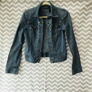 DKNY DENIM WOMENS JEAN JACKET